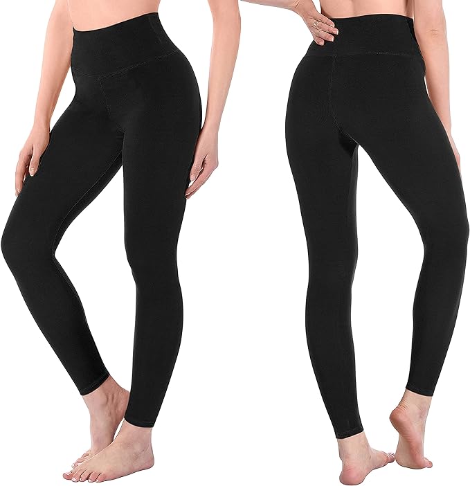 SINOPHANT High Waisted Leggings for Women - 2 Packs Buttery Soft Yoga Pants for Workout Athletic