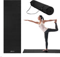 Gaiam Essentials 1/4" Thin (6mm) Yoga & Pilates, Fitness & Exercise Mat with Easy-Cinch Carrier Strap Cusion Support For Fitness and Gym Workouts