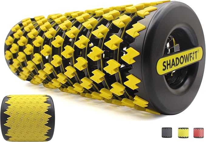 Shadowfit Foam Roller - Muscle Roller & Massage Roller for Trigger Point, Stretching Equipment for Legs, Hamstrings, Upper & Lower Back Pain