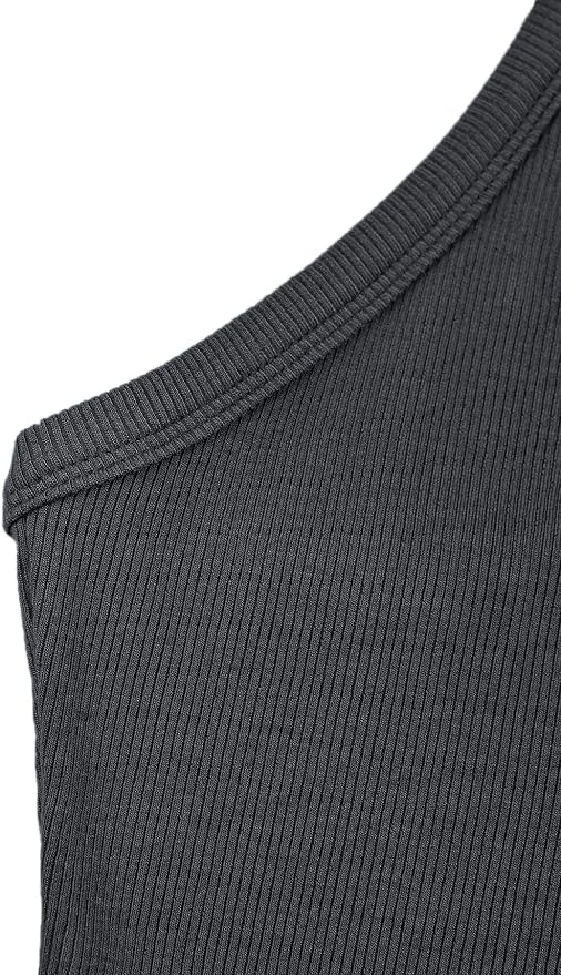 iGENJUN Workout Tops for Women Racerback Basic Tank Summer 2026 Camisole V Neck Slim Fit Ribbed Sleeveless