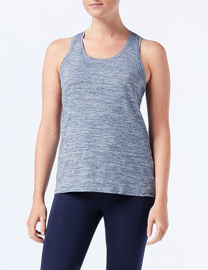 Amazon Essentials Women's Active Quick Dry Tech Stretch Racerback Scoop Neck Tank Top, Multipacks