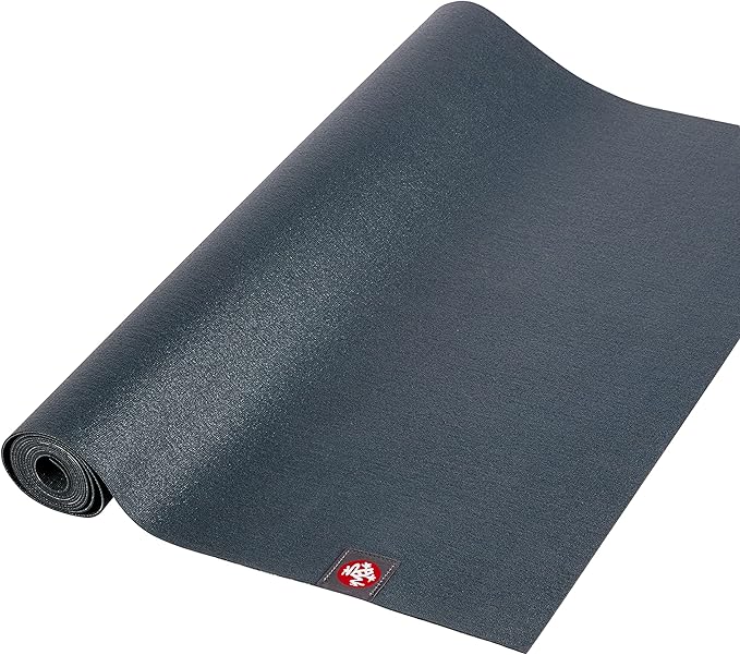 Manduka eKO SuperLite Yoga Mat - 1.5mm Natural Rubber | Foldable & Travel Friendly | Soft Textured Surface | Eco-friendly