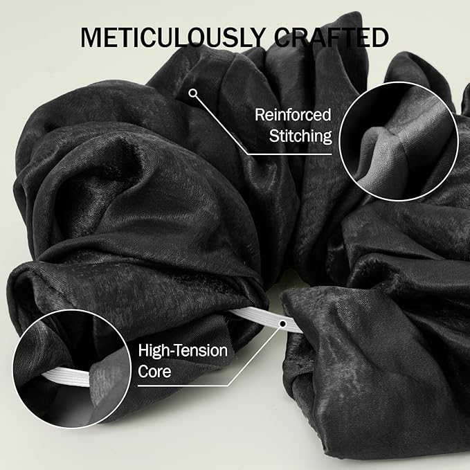 Slim Panda Yoga Mat Scrunchie,Style & Cute Mat Holder,Stretchable Velvet Fabric Fit All Standard Yoga Mats (mat not included)