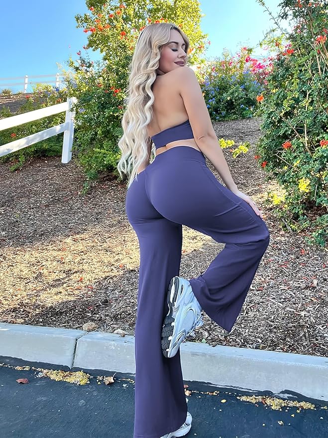 YEOREO Workout Leggings Womens No Front Seam Straight Leggings 29"/ 31.5"/ 33"/ 35" High Waist Buttery Eddiy Gym Yoga Pants