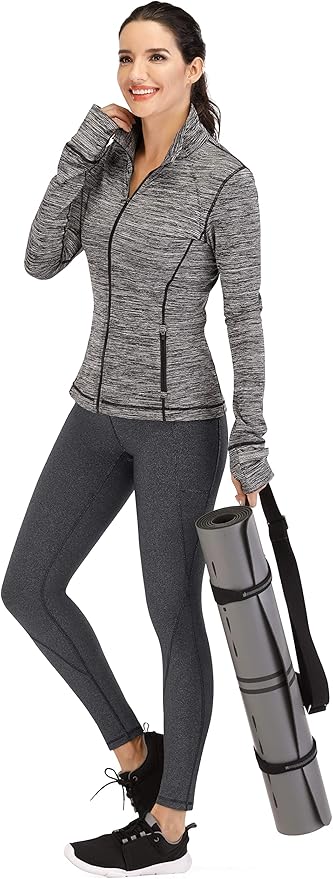 Heathyoga Leggings with Pockets for Women Tummy Control High Waisted Yoga Pants Women Compression Workout Leggings
