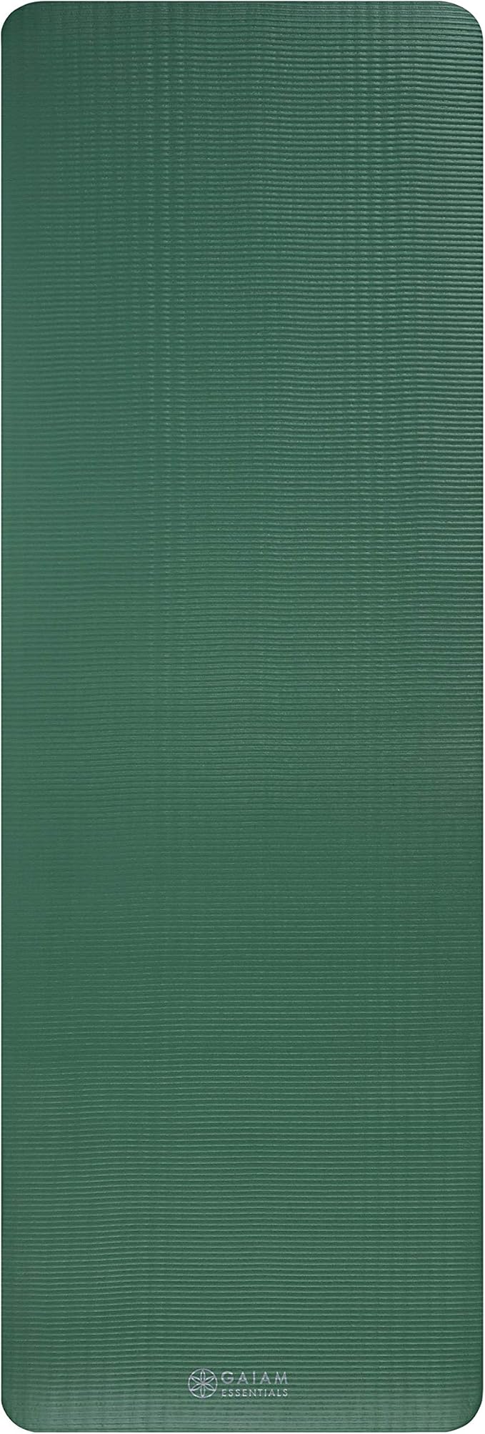 Gaiam Yoga Mat, Pilates & Exercise Mat, Thick 2/5" (10mm) Workout Mat with Easy-Cinch Carrying Strap for Home & Gym Workouts