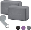 Gaiam Yoga Block - Supportive Latex-Free Eva Foam - Soft Non-Slip Surface with Beveled Edges for Yoga, Pilates, Meditation
