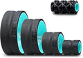 5 Pack Back Roller- Yoga Wheel for Back Pain Reliefn & Stretching, Back Wheel for Deep Tissue Massage, Foam Roller for Physical Therapy & Exercise
