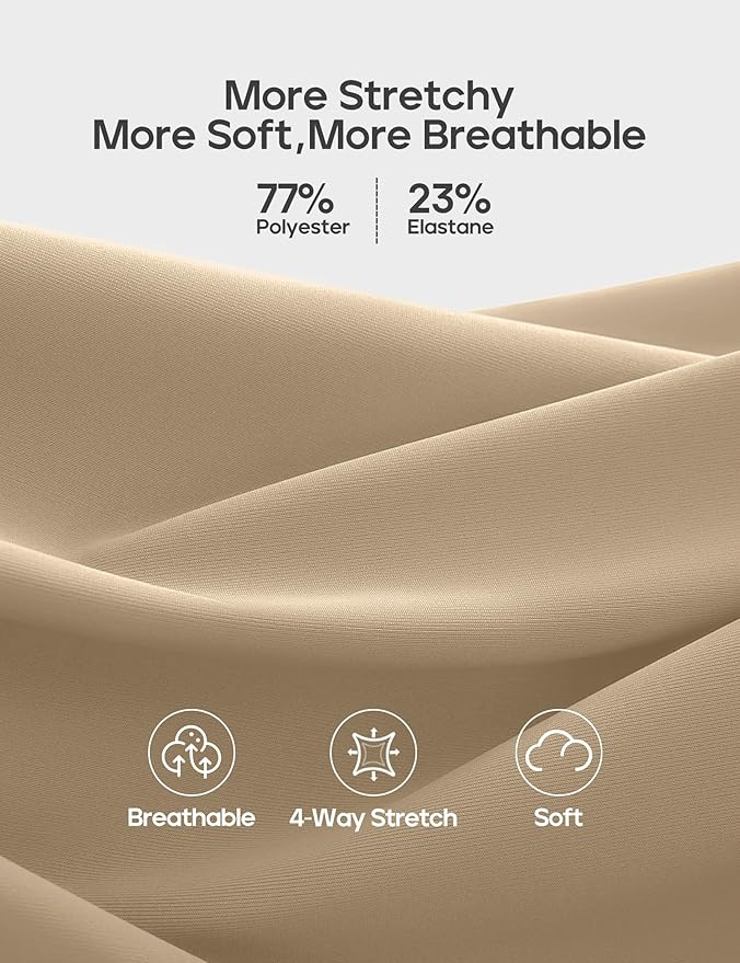 Heathyoga Capri Leggings with Pockets for Women Tummy Control Knee Length Leggings Yoga Pants Women Capri Pants Workout