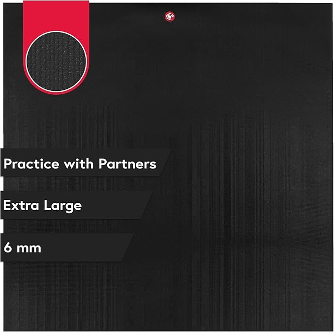 Manduka PRO Yoga Mat – Premium 6mm Thick Mat, High Performance Grip, Ultra Dense Cushioning for Support and Stability in Yoga, Pilates, Gym and Any General Fitness
