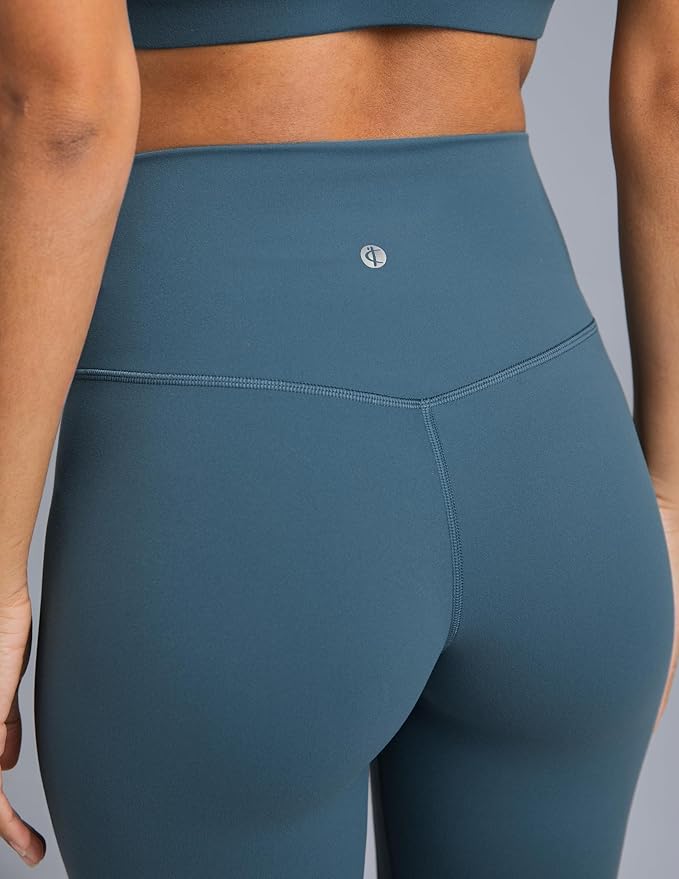Colorfulkoala Dreamlux No Front Seam Leggings for Women 25"/28" Inseam, High Waisted Buttery Soft Yoga Pants