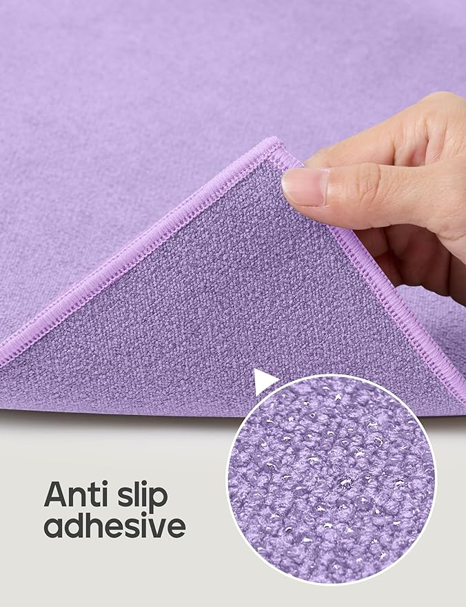 Heathyoga Yoga Mat Towel Non Slip for Hot Yoga Towel with Silicone Grip & Free Spray Bottle, 72"X26" Extra Large Microfiber Yoga Towel for Bikram, Pilates, Fitness