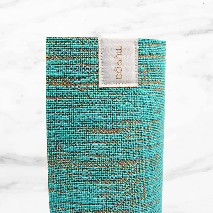 Myga Jute Yoga Mat, High Performance Vegan Floor Exercise Mat, Eco Friendly Biodegradable Yoga Mat with PVC Backing,72" x 24", 0.2" Thickness
