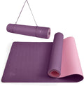 IUGA Yoga Mat Thick Non Slip Anti-tear Pilates Mat Eco Friendly Hot Yoga Mats for Workout & Exercise(72"x 24"x 6mm)