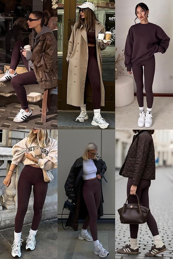 Laite Hebe Leggings for Women - High Waisted Full Length Buttery Soft Yoga Pants for Workout Athletic Daily
