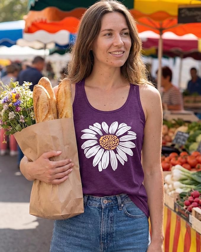 JILUVIN Tank Tops for Women Racerback Summer Sleeveless Casual Graphic Basic Top Shirts 2026