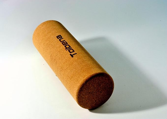 Foam Roller Physical Therapy/Natural Eco-Friendly Cork Roller/High-Density deep Tissue Massage Roller/Stretching Roller Yoga & Travel Friendly (12 * 4 Inch)