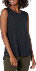 Amazon Essentials Women's Soft Cotton Relaxed-Fit Workout Tank Top (Available in Plus Size)