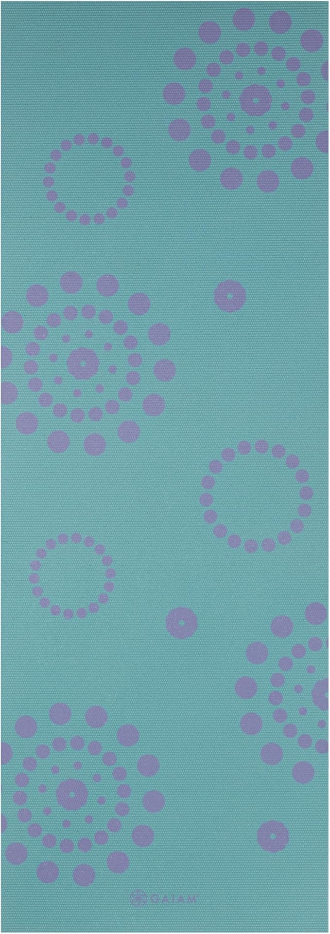 Gaiam Yoga Mat - Premium 6mm Print Reversible Extra Thick Non Slip Exercise & Fitness Mat for All Types of Yoga, Pilates & Floor Workouts (68" x 24" x 6mm Thick)