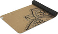 Gaiam Cork Yoga Exercise Mat | Natural Sustainable Cork Resists Sweat and Odors | Non-Slip TPE Backing Prevents Slipping| Great for Hot Yoga, Pilates, Fitness Working Out (68" x 24"x 5mm Thick)
