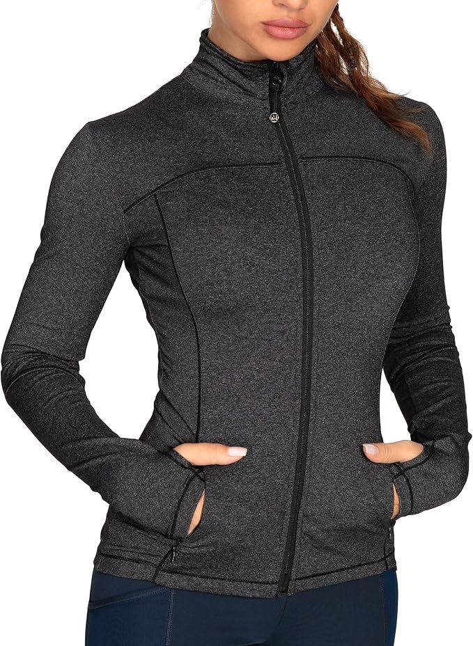 GYM RAINBOW Workout Jackets for Women Athletic Jacket Spring Running Yoga Jackets