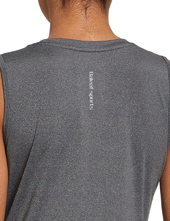 baleaf Workout Tank Tops for Women Sleeveless Running Athletic Loose Fit Yoga Tops Active Shirts Sports Gym Exercise