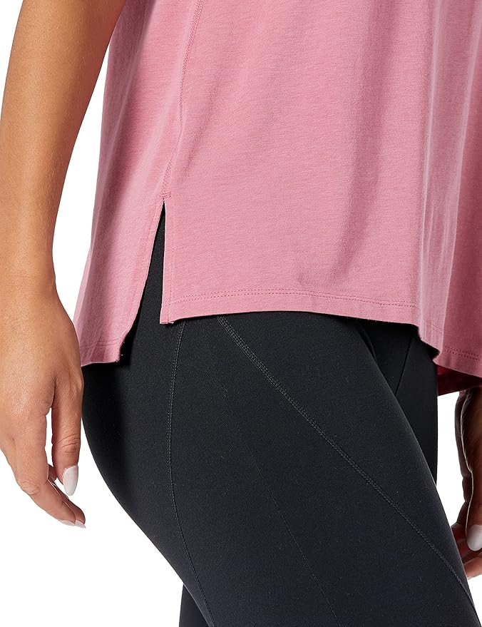 Amazon Essentials Women's Soft Cotton Relaxed-Fit Workout Tank Top (Available in Plus Size)
