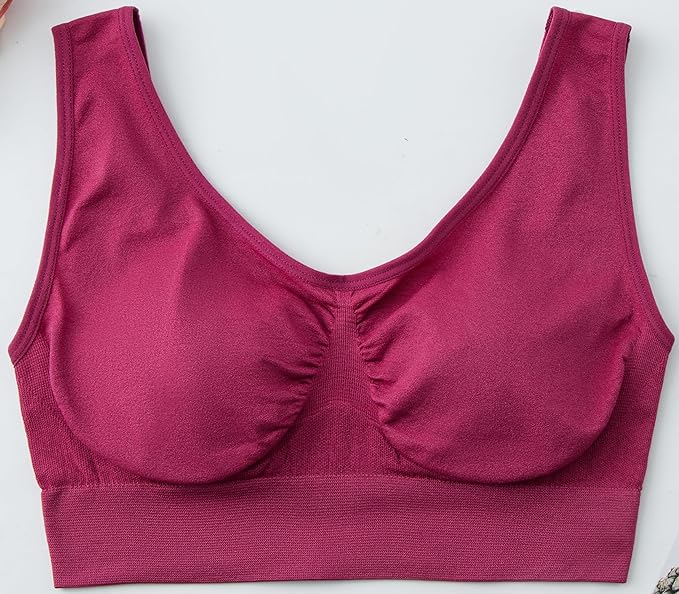 Hiking Gril Women's Comfort Wirefree Bralette Unpadded Sleep Yoga Bra