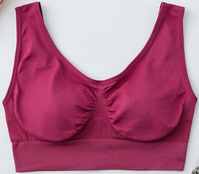 Hiking Gril Women's Comfort Wirefree Bralette Unpadded Sleep Yoga Bra