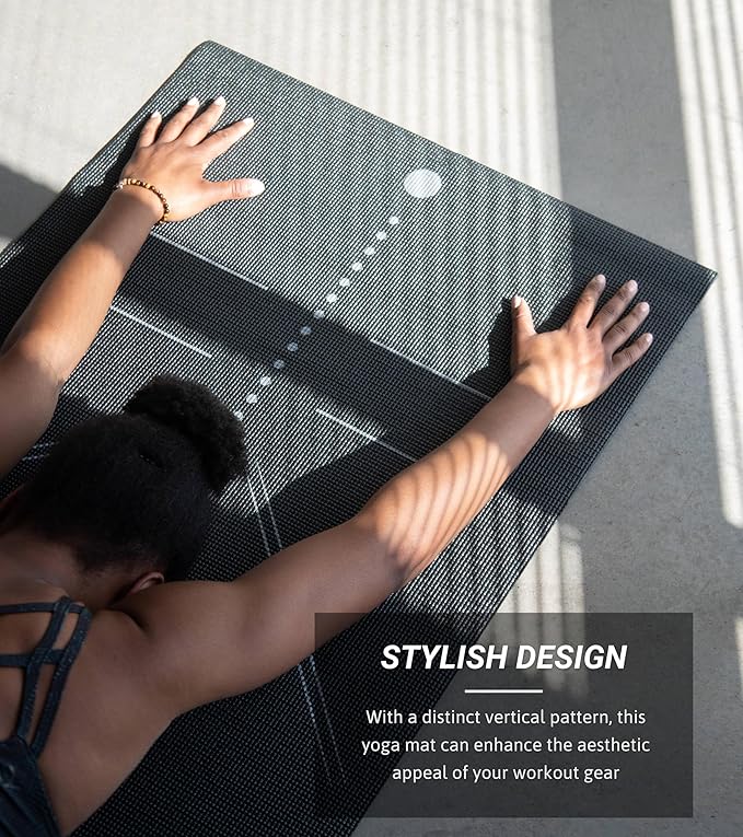 𝗘𝘃𝗲𝗿𝘆𝗱𝗮𝘆 𝗬𝗼𝗴𝗮 Mat Premium Edition, Non-Slip Exercise & Fitness Mat - Eco-Friendly, Anti-Tear, 3-5mm Thickness for Yoga, Pilates & Floor Workouts