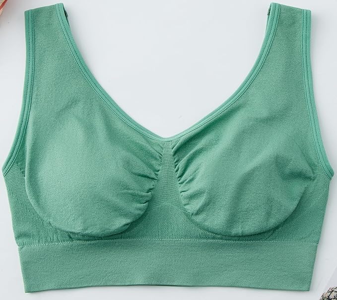 Hiking Gril Women's Comfort Wirefree Bralette Unpadded Sleep Yoga Bra