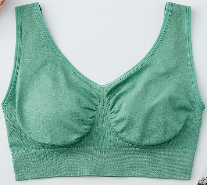 Hiking Gril Women's Comfort Wirefree Bralette Unpadded Sleep Yoga Bra