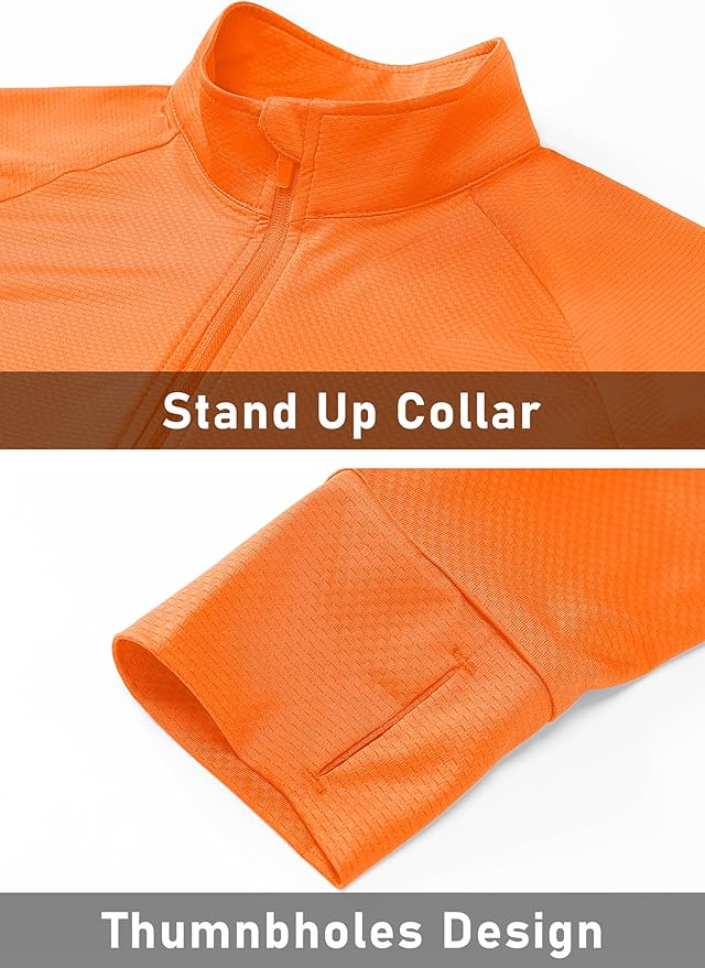 MAGCOMSEN Women's UPF 50+ Lightweight Athletic Jacket Sun Protection Full Zip Long Sleeve Shirts Hiking Outdoor Pockets
