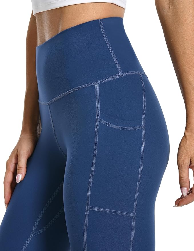 Colorfulkoala Women's High Waisted Yoga Pants 7/8 Length Leggings with Pockets
