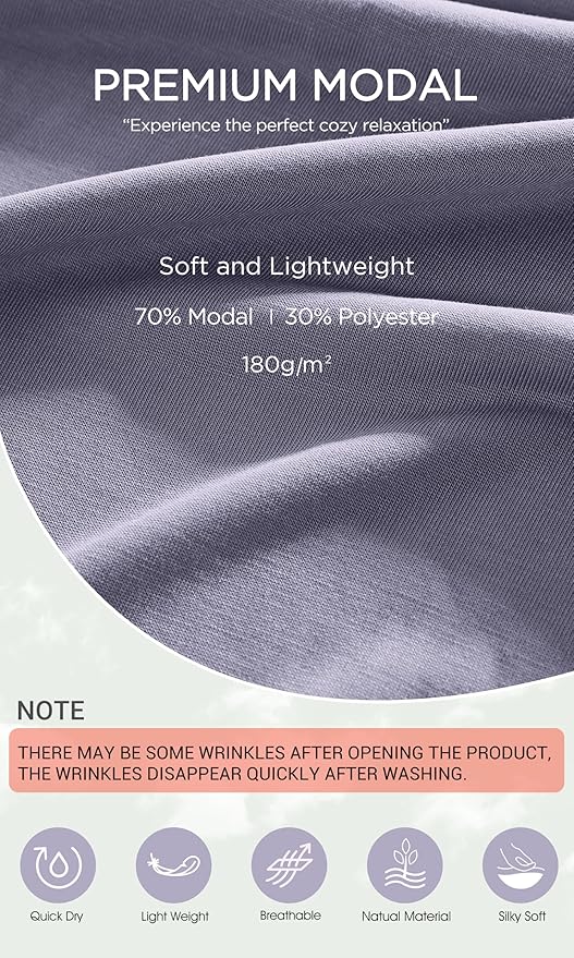 ODODOS Modal Soft Short Sleeve Shirts for Women Crew Neck Yoga Tee Casual Workout Tops