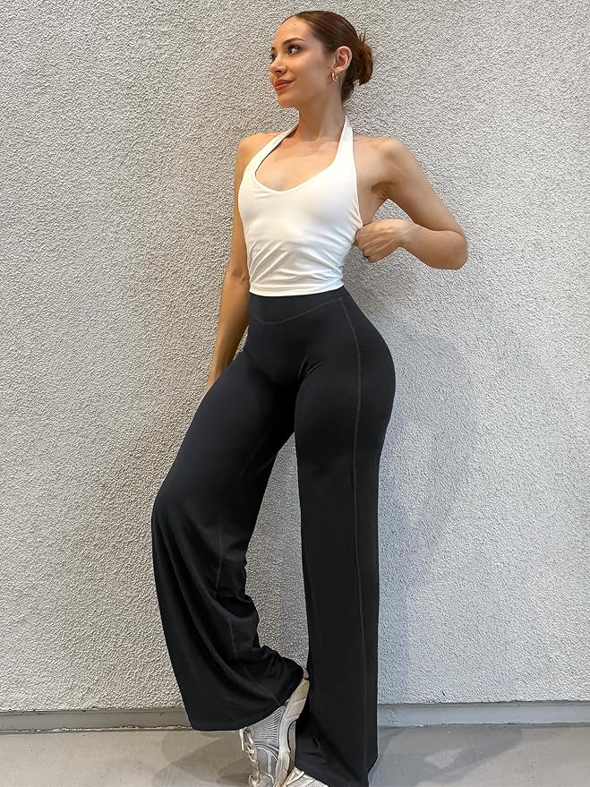 YEOREO Workout Leggings Womens No Front Seam Straight Leggings 29"/ 31.5"/ 33"/ 35" High Waist Buttery Eddiy Gym Yoga Pants