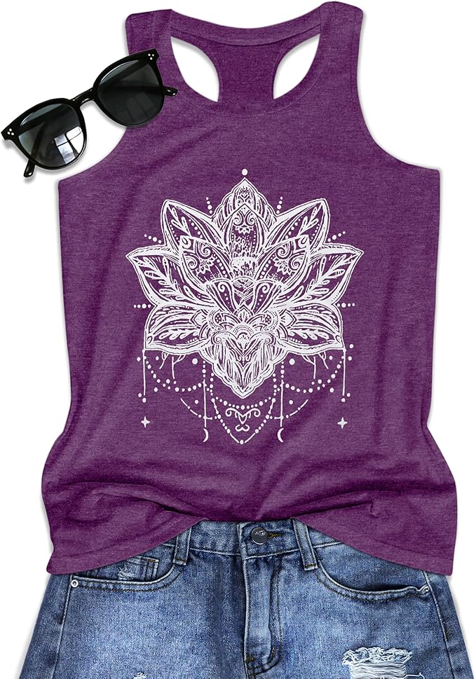 JILUVIN Tank Tops for Women Racerback Summer Sleeveless Casual Graphic Basic Top Shirts 2026