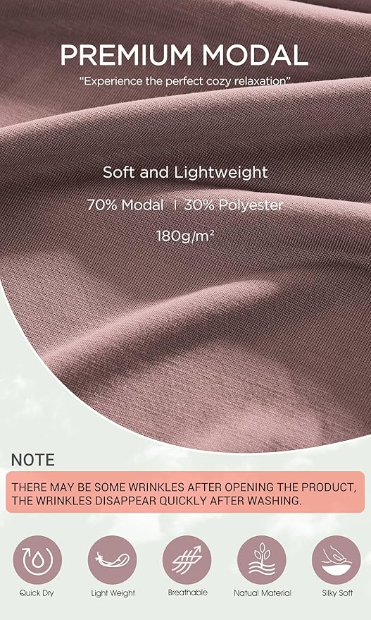 ODODOS Women's Modal Soft Long Sleeve Tee with Thumb Hole Athletic Gym Workout Tops Yoga Shirts