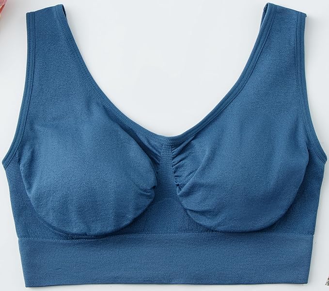 Hiking Gril Women's Comfort Wirefree Bralette Unpadded Sleep Yoga Bra