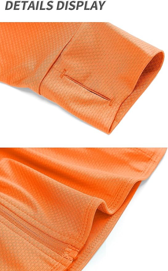 TACVASEN Women's Athletic Jackets Lightweight UV Protection Shirts Full Zip Workout Jacket UPF 50+ Long Sleeve Sun Shirt