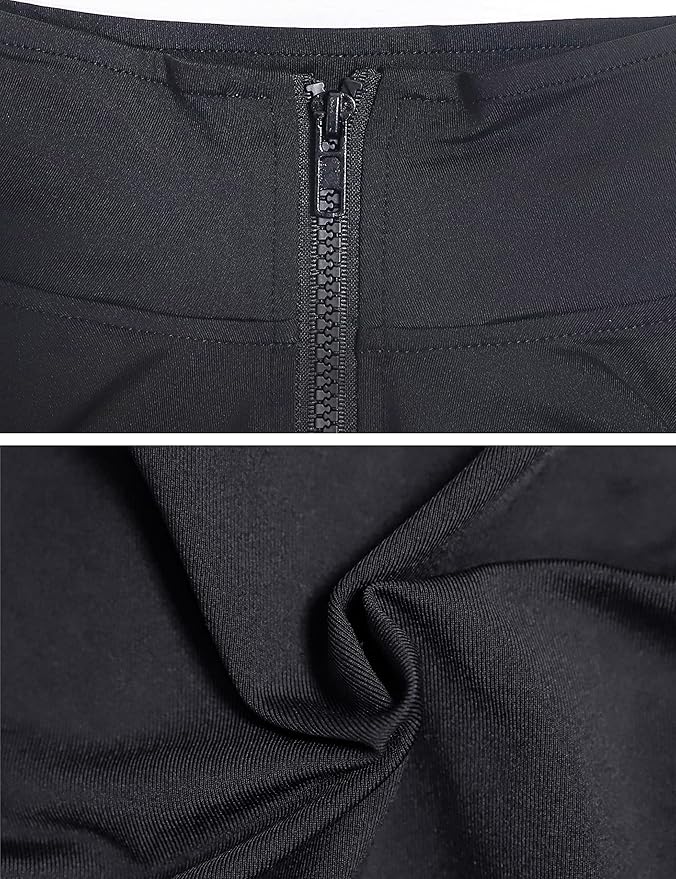 Yeokou Womens Active Zip Up Running Workout Cropped Bbl Athletic Jacket with Thumb Holes