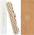Premium Cork Yoga Mat Large 72"x26" – 5mm Thick Natural Rubber Cushioning - Non Slip Grip for Hot Yoga - Non-toxic & Odor-free - Stylish Alignment Lines & Elegant Boho Yoga Bag