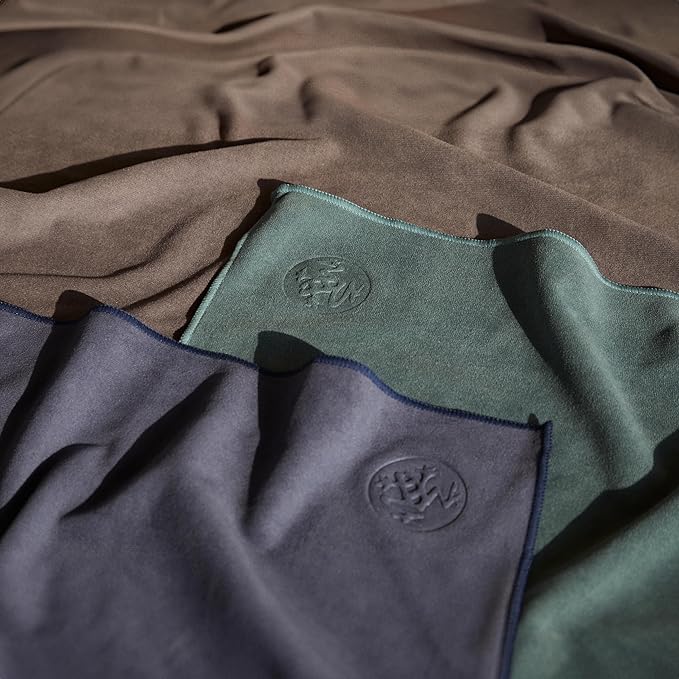 Manduka eQua Hot Yoga Mat Towel - 72" | Instant Moisture Activated Grip | Ultra Soft Microfiber | Quick Dry, Daily Use Ready | Lightweight, Travel Friendly Mat Layer