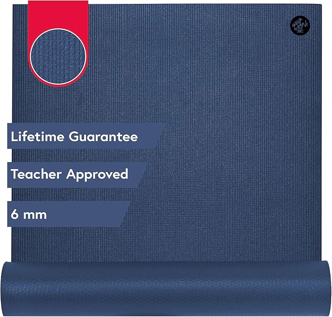 Manduka PRO Yoga Mat – Premium 6mm Thick Mat, High Performance Grip, Ultra Dense Cushioning for Support and Stability in Yoga, Pilates, Gym and Any General Fitness