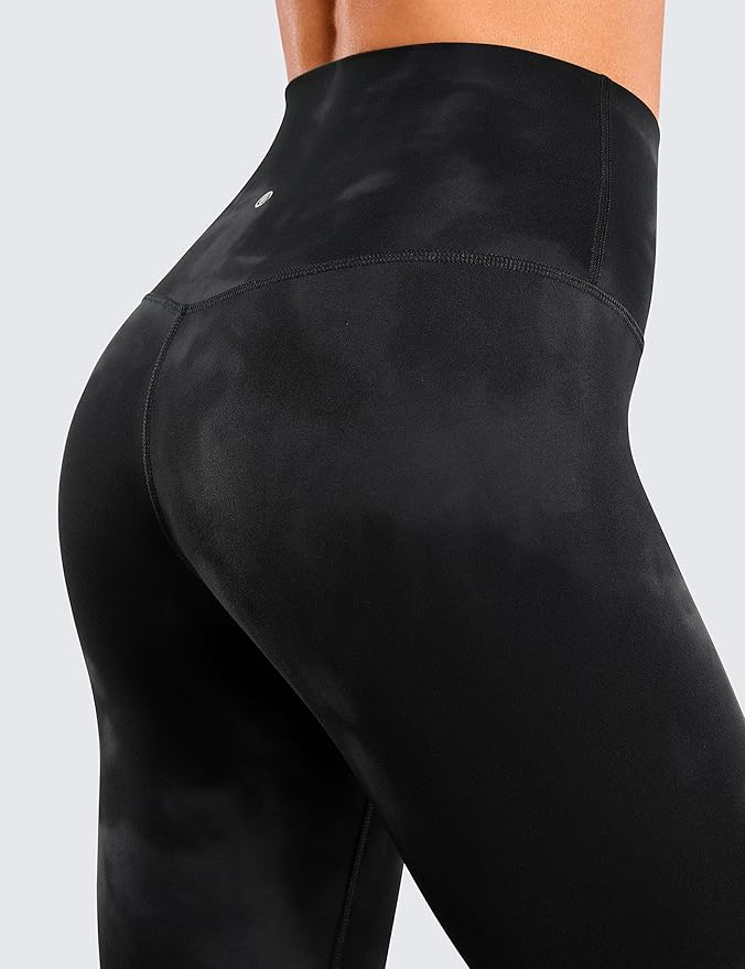 CRZ YOGA Butterluxe Super High Waist Leggings 25"- Buttery Soft Womens Yoga Pants Workout Over Belly
