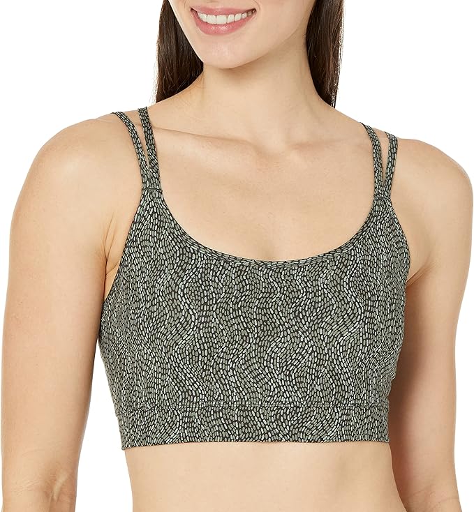 Amazon Essentials Women's Padded Comfy Sports Bra - Active Sculpt Strappy Back