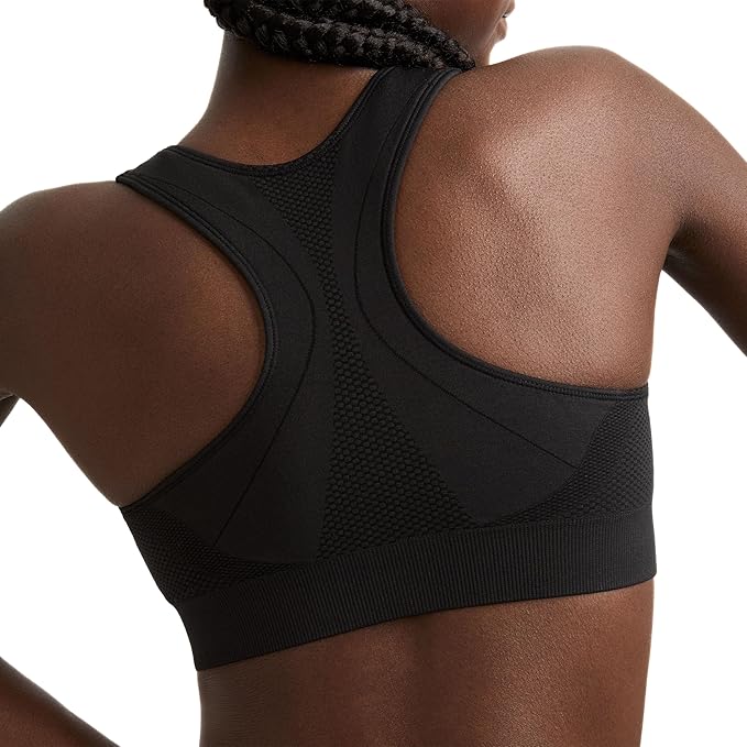 Champion Women's Sports Bra, Infinity Racerback, Moderate Support, Seamless Sports Bra for Women
