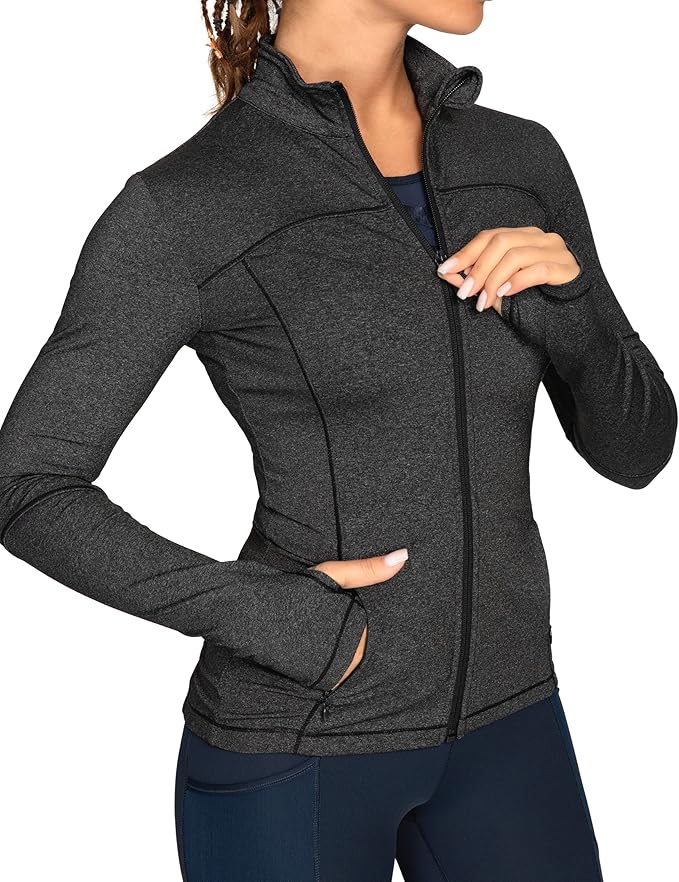 GYM RAINBOW Workout Jackets for Women Athletic Jacket Spring Running Yoga Jackets