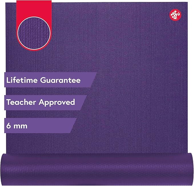 Manduka PRO Yoga Mat – Premium 6mm Thick Mat, High Performance Grip, Ultra Dense Cushioning for Support and Stability in Yoga, Pilates, Gym and Any General Fitness