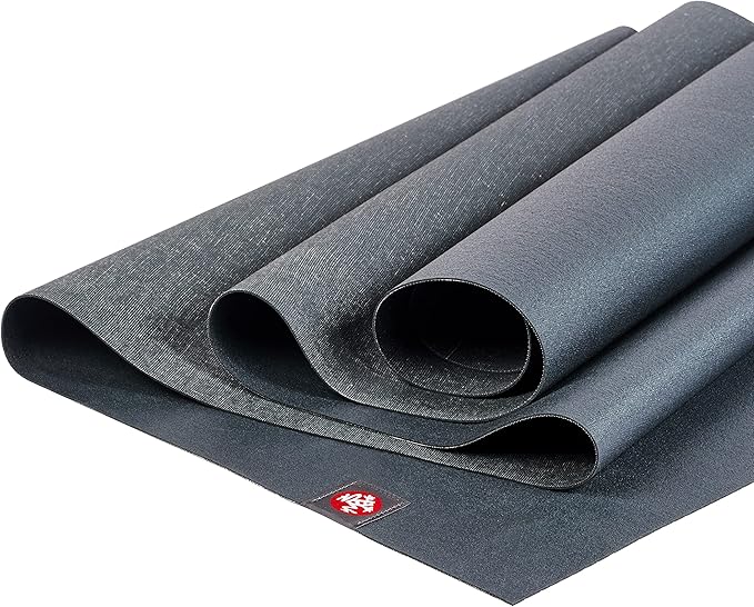 Manduka eKO SuperLite Yoga Mat - 1.5mm Natural Rubber | Foldable & Travel Friendly | Soft Textured Surface | Eco-friendly